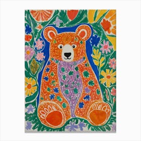 Teddy Bear Style Henri Matisse Canvas Print