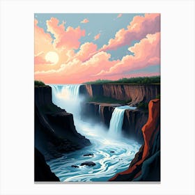 Niagara Falls Illustration No 26 Lienzo