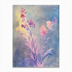 Iridescent Flower Statice 1 Canvas Print