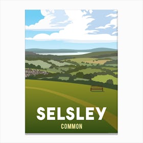 Selsley Common View Canvas Print