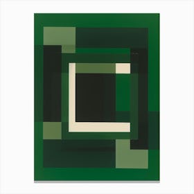 'Green Square' Canvas Print