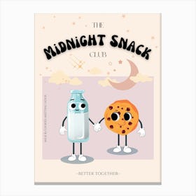 Midnight Snack Club Children's Canvas Print
