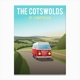 The Cotswolds By Campervan Canvas Print