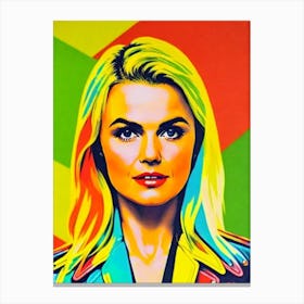 Keri Russell Colourful Pop Movies Art Movies Canvas Print