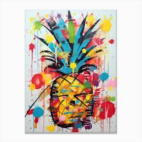 Pineapple Poetry: Urban Food Art Canvas Print