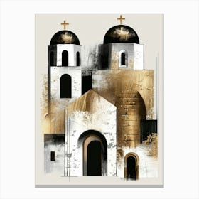 Greek Churches Canvas Print Canvas Print