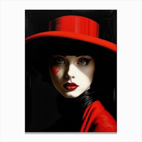 Red Hat 3 Canvas Print