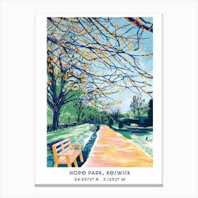 Hope Park, Keswick Art Print Canvas Print