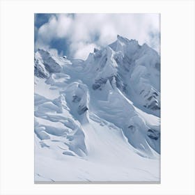 Snowy Mountain Canvas Print