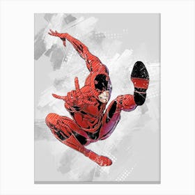 Daredevil Marvel Painting Canvas Print