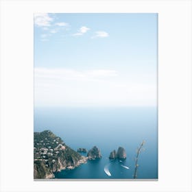 Coast Of Capri Italy Canvas Print