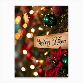 Merry Christmas 1 Canvas Print