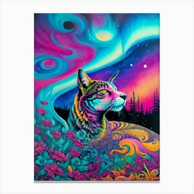 Cat In The Sky Canvas Print