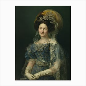 María Cristina de Borbón Canvas Print