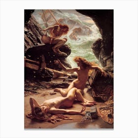 The Cave Of The Storm Nymphs, 1903 By Edward John Poynter Canvas Print