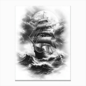 Sailing Ship In The Sea Stampe su tela