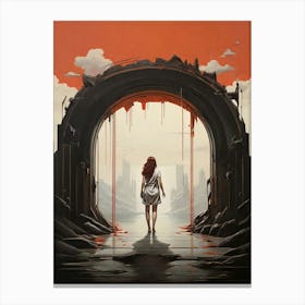 'The Archway' art print Canvas Print