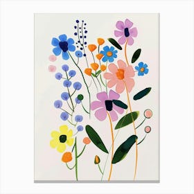 Painted Florals Gypsophila 5 Canvas Print