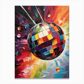 Disco Ball art print 2 Canvas Print