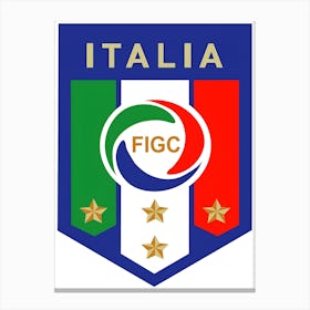 Italy Fc Logo Canvas Print