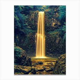 Waterfall In The Forest Toile