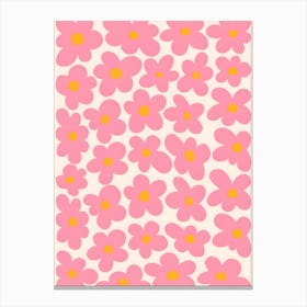 Daisy - Pink Canvas Print