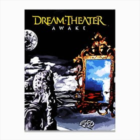 dream theater metal band music 1 Canvas Print