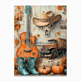 Cowboys And Cowgirls Canvas Print