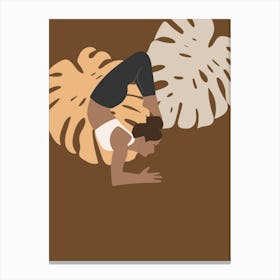 Yoga Pose Canvas Print