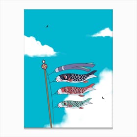 Koinobori Canvas Print