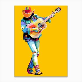 Dwight Yoakam Wpap Canvas Print