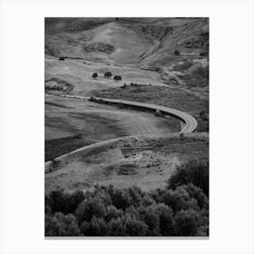 Road In The Hills Canvas Print