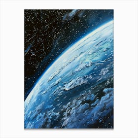 Earth From Space 2 Canvas Print