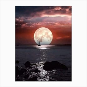 Full Moon Canvas Print