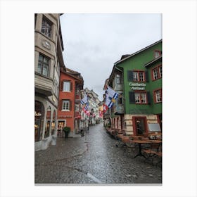 swiss streets Canvas Print