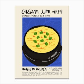 Gyeran Jjim Canvas Print