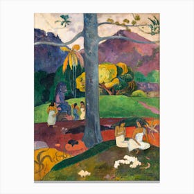 Mata Mua (Once Upon A Time) (1892, Paul Gauguin Canvas Print