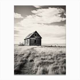 Montana, Black And White Analogue Photograph 3 Canvas Print