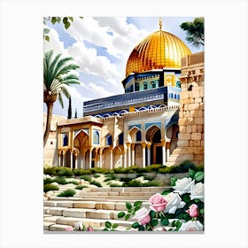 Dome Of The Rock 1 Canvas Print