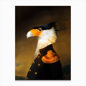 Admiral Rico The Bird Pet Portraits Canvas Print