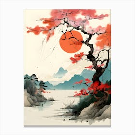 Japanese Tree Canvas Print