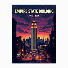 Empire State Building Canvas Print