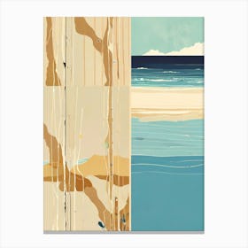 Sand And Surf Canvas Print