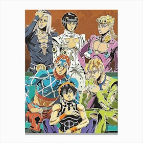 Jojo Bizarre Adventure Manga Canvas Print