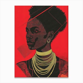 Afro-American Woman 26 Canvas Print