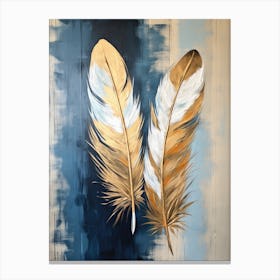 Two Feathers Canvas Print