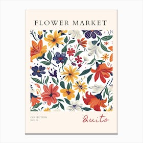 Flower Market 80 Canvas Print