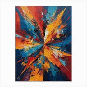 Abstract Burst Canvas Print