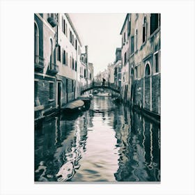 Canal Crossing Venice 1 Canvas Print