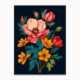 Bouquet Of Flowers 14 Canvas Print